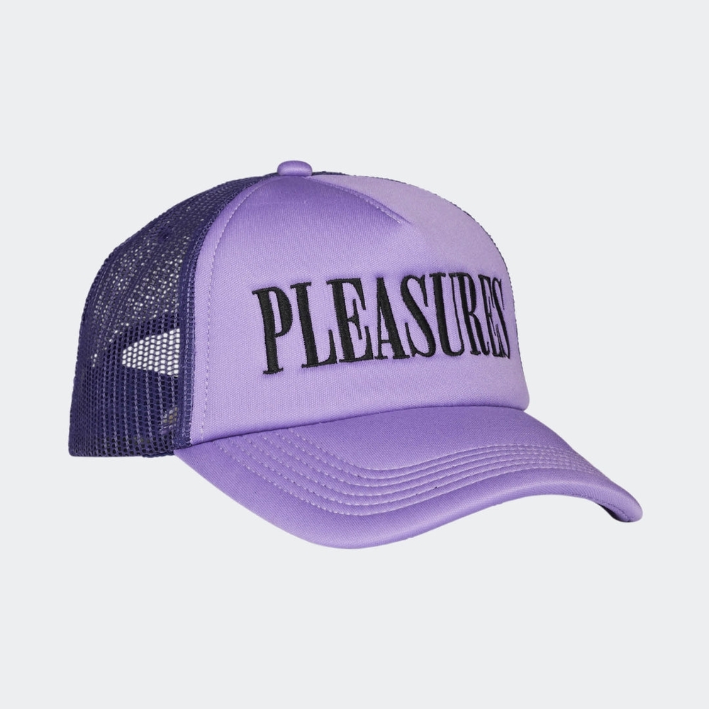 Pleasures Purple Lithium Trucker Hat
